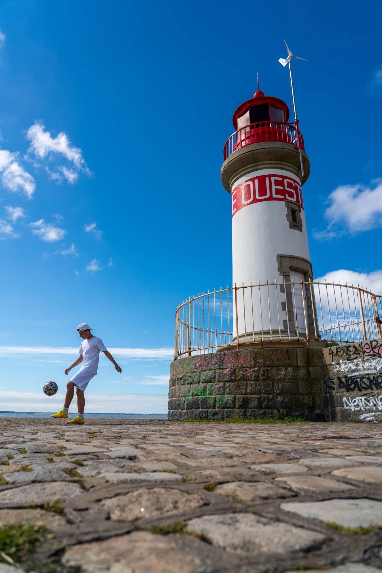 Portrait-Foot-St-Nazaire-10a Stéphane Grimal photographe Saint-Nazaire. Séance photo à Saint-Nazaire sur Front de mer et sur le port.
