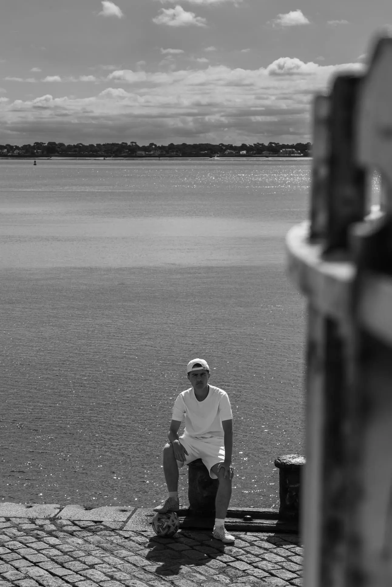 Portrait-Foot-St-Nazaire-14a Stéphane Grimal photographe Saint-Nazaire. Séance photo à Saint-Nazaire sur Front de mer et sur le port.