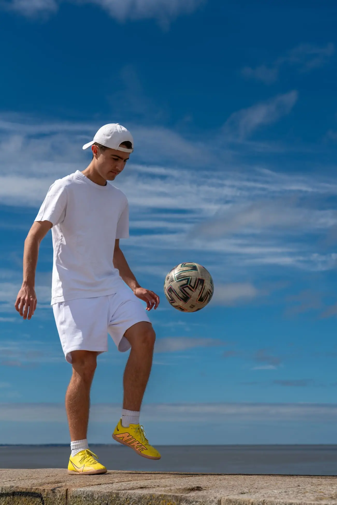 Portrait-Foot-St-Nazaire-17a Stéphane Grimal photographe Saint-Nazaire. Séance photo à Saint-Nazaire sur Front de mer et sur le port.