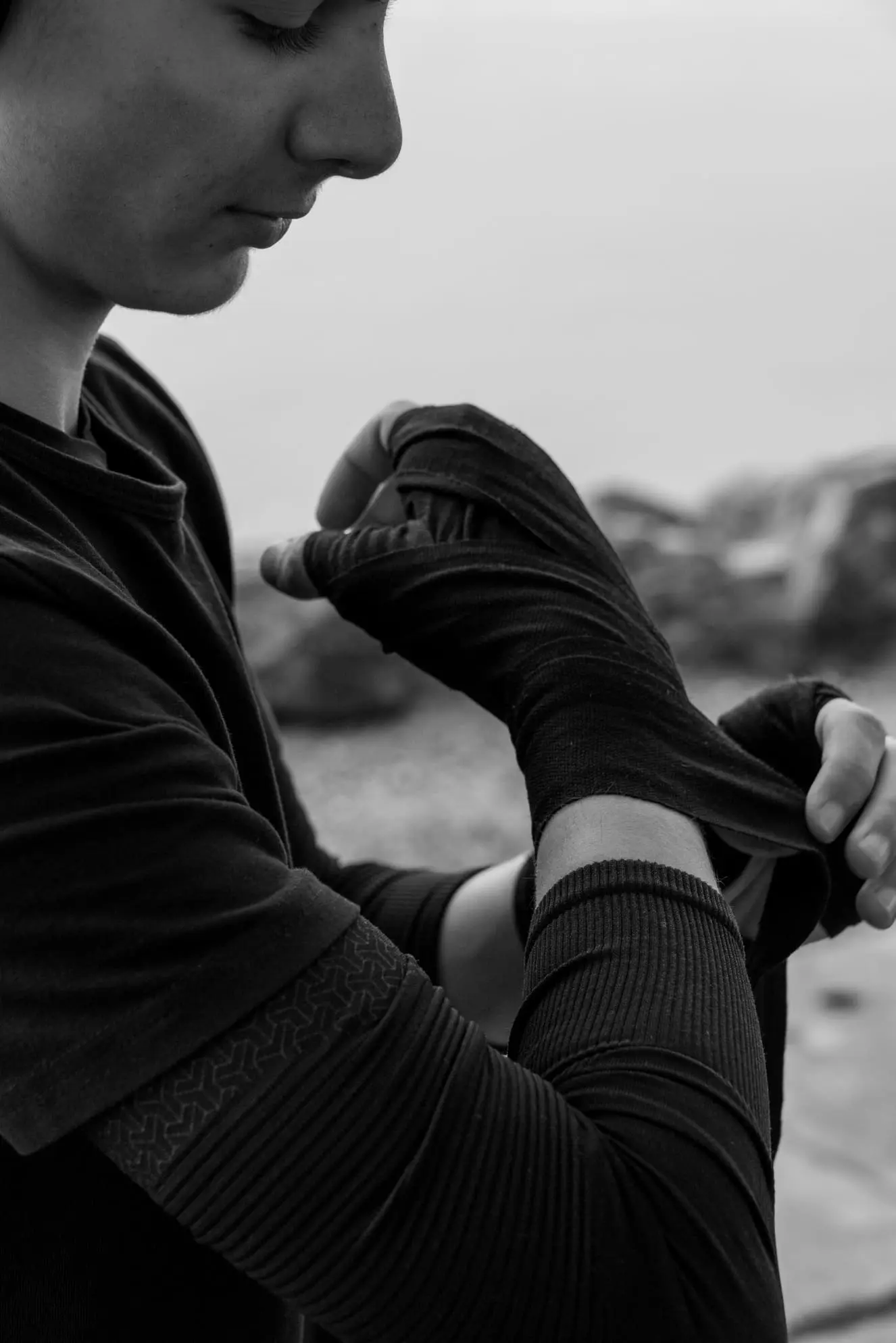 Shooting-Boxe-St-Nazaire-03a Stéphane Grimal Photographe Saint-Nazaire. Shooting photo à St-Nazaire pour un sportif passionné de boxe.