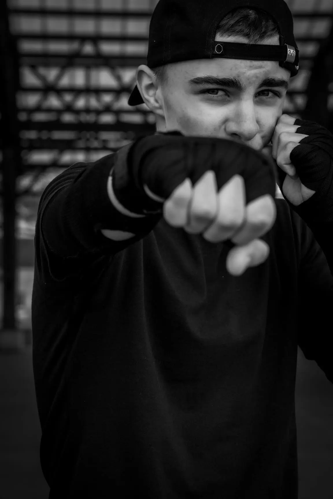 Shooting-Boxe-St-Nazaire-05a Stéphane Grimal Photographe Saint-Nazaire. Shooting photo à St-Nazaire pour un sportif passionné de boxe.