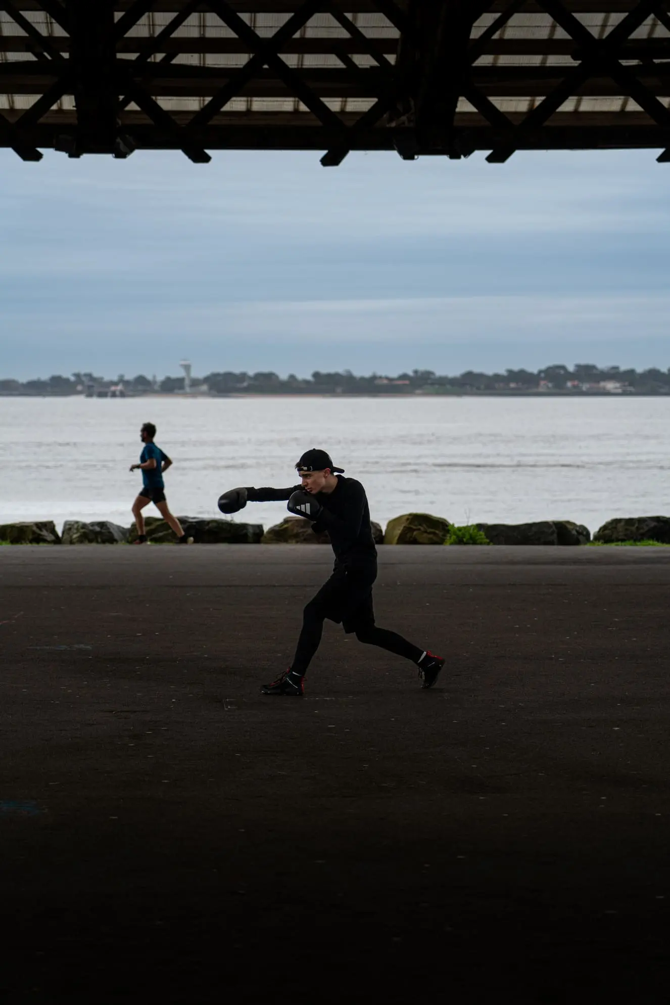 Shooting-Boxe-St-Nazaire-14a Stéphane Grimal Photographe Saint-Nazaire. Shooting photo à St-Nazaire pour un sportif passionné de boxe.