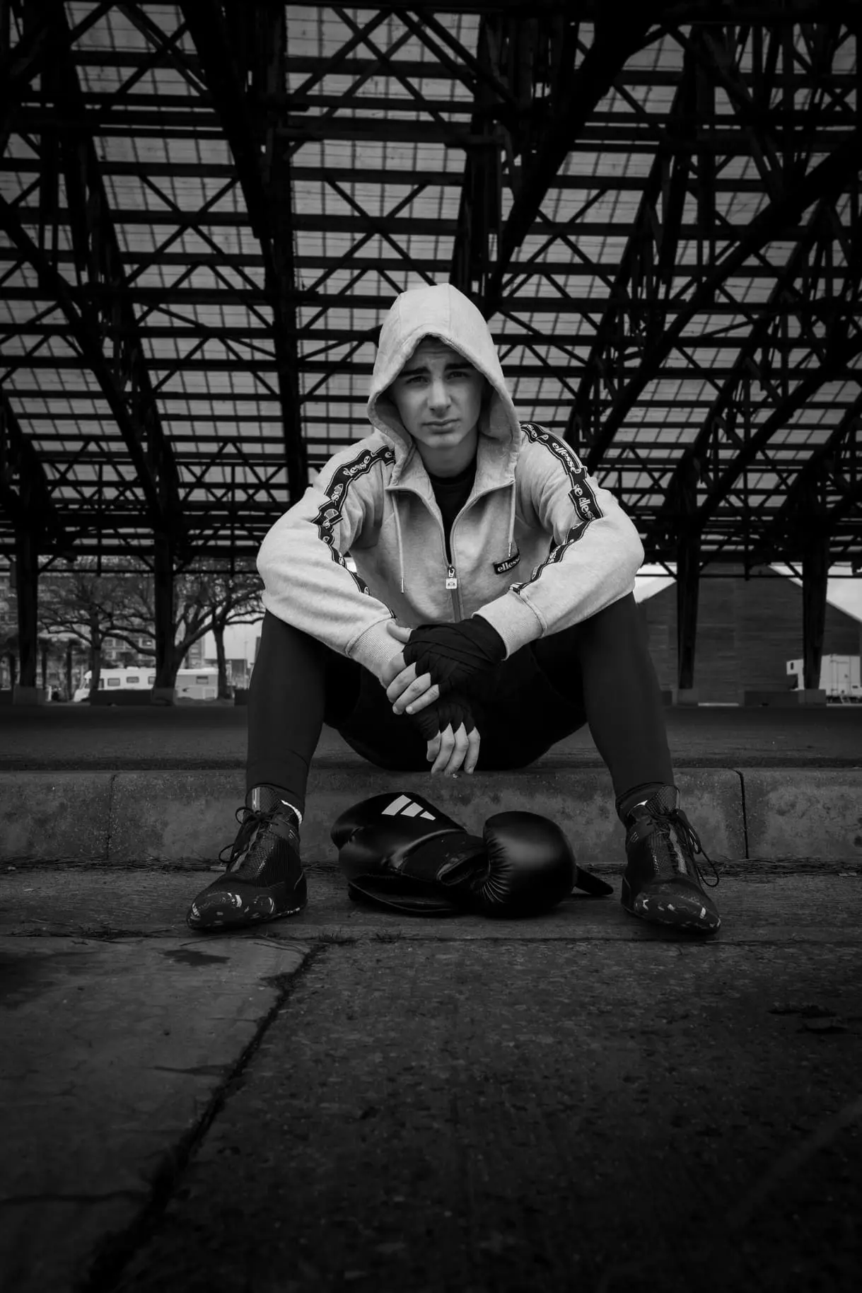 Shooting-Boxe-St-Nazaire-16a Stéphane Grimal Photographe Saint-Nazaire. Shooting photo à St-Nazaire pour un sportif passionné de boxe.